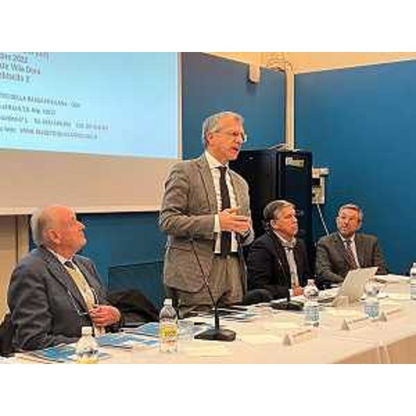 Il presidente del Cr Fvg, Piero Mauro Zanin, interviene a San Giorgio di Nogaro - Il presidente del Cr Fvg, Piero Mauro Zanin, interviene a San Giorgio di Nogaro