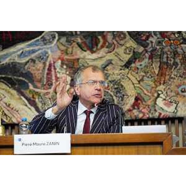 Il presidente del Cr Fvg, Piro Mauro Zanin - Il presidente del Cr Fvg, Piro Mauro Zanin