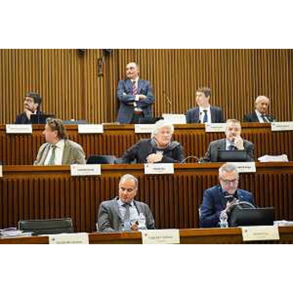 Una parte d'Aula durante i lavori - Una parte d'Aula durante i lavori