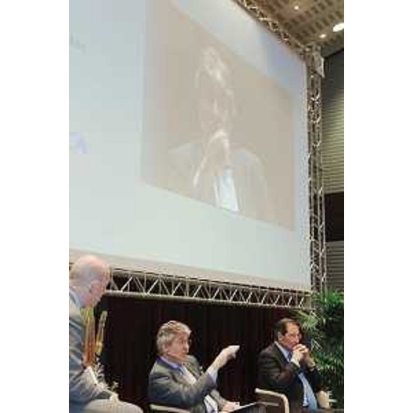 Renzo Tondo (Presidente Friuli Venezia Giulia) interviene al Convegno Nord Est 2008, a Mestre. (Mestre 14/07/08)