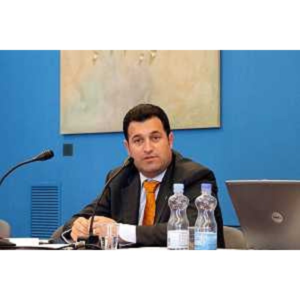 Franco Iacop (Assessore regionale per le relazioni internazionali, comunitarie e autonomie locali) al seminario per la Cooperazione Territoriale Obiettivo 3 (Trieste, 21/07/06)