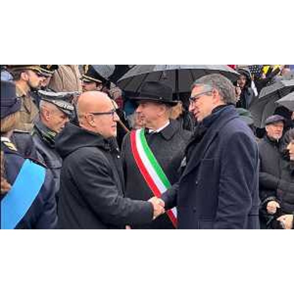 Lassessore regionale alla Sicurezza Pierpaolo Roberti durante il giuramento degli agenti che hanno concluso con successo il 218esimo Corso allievi della Polizia di Stato. - Lassessore regionale alla Sicurezza Pierpaolo Roberti durante il giuramento degli agenti che hanno concluso con successo il 218esimo Corso allievi della Polizia di Stato.