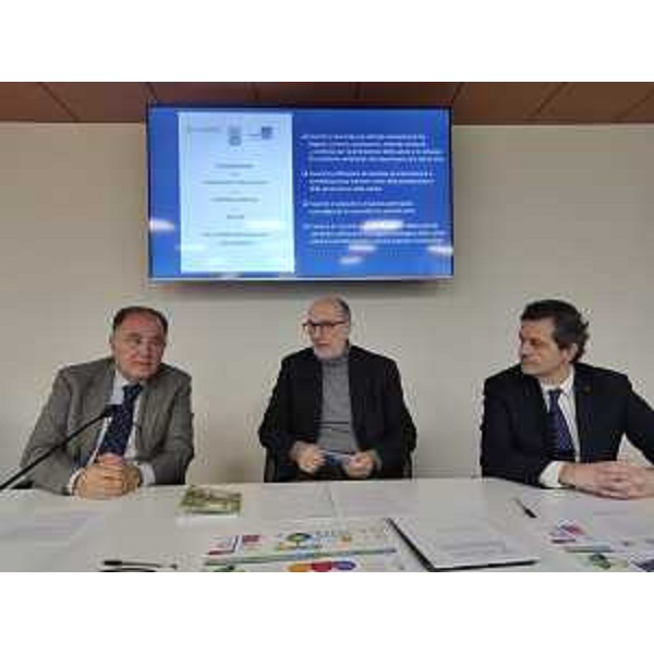 Da sinistra Giuseppe Napoli, Riccardo Riccardi, Dorino Favot - Da sinistra Giuseppe Napoli, Riccardo Riccardi, Dorino Favot