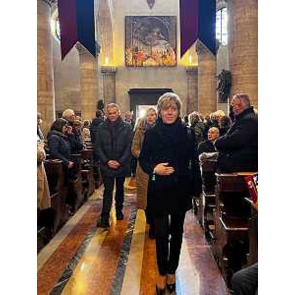 Zilli all'arrivo in duomo di Santa Maria Assunta - Zilli all'arrivo in duomo di Santa Maria Assunta