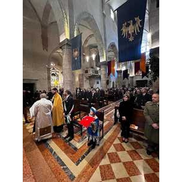 L'arrivo dell'arciprete mons. Valentino Costante - L'arrivo dell'arciprete mons. Valentino Costante