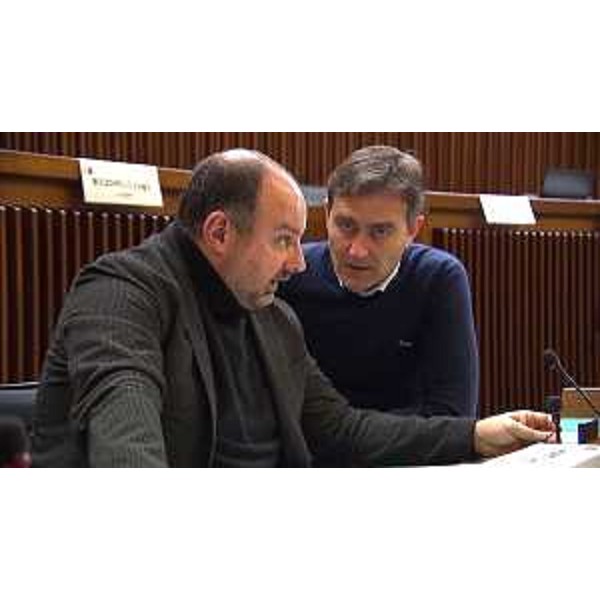 Diego Moretti (Pd) e Massimo Moretuzzo (Patto) - Diego Moretti (Pd) e Massimo Moretuzzo (Patto)