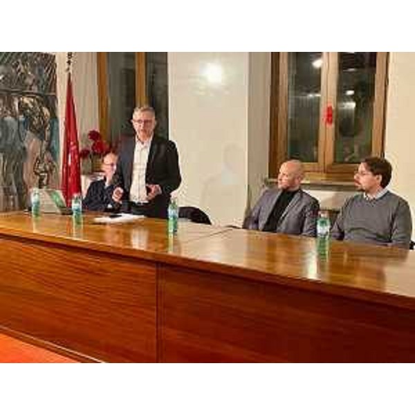 L'intervento dell'assessore regionale alla Montagna Stefano Zannier durante l'incontro svoltosi a Pinzano - L'intervento dell'assessore regionale alla Montagna Stefano Zannier durante l'incontro svoltosi a Pinzano