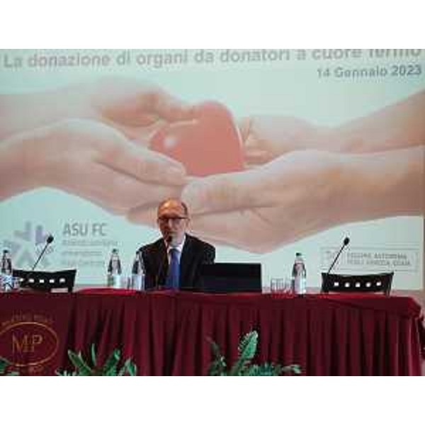 Il vicegovernatore Riccardi al convegno sui trapianti a Palmanova - Il vicegovernatore Riccardi al convegno sui trapianti a Palmanova