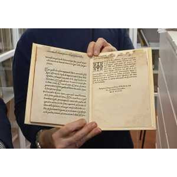 Un manuale di calligrafia del Cinquecento, custodito nella Biblioteca della scrittura - Un manuale di calligrafia del Cinquecento, custodito nella Biblioteca della scrittura