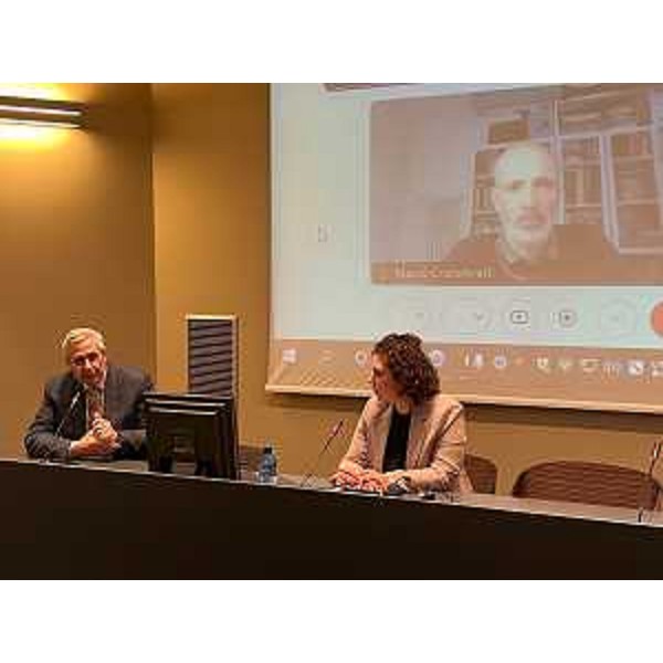 Il Garante regionale dei Diritti della Persona, Paolo Pittaro, insieme a Serena Colautti - Il Garante regionale dei Diritti della Persona, Paolo Pittaro, insieme a Serena Colautti