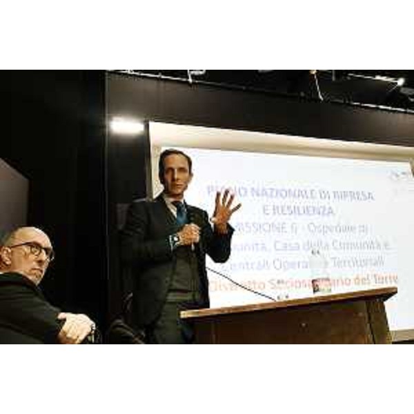 Il governatore e il vice Riccardi a Tarcento - Il governatore e il vice Riccardi a Tarcento