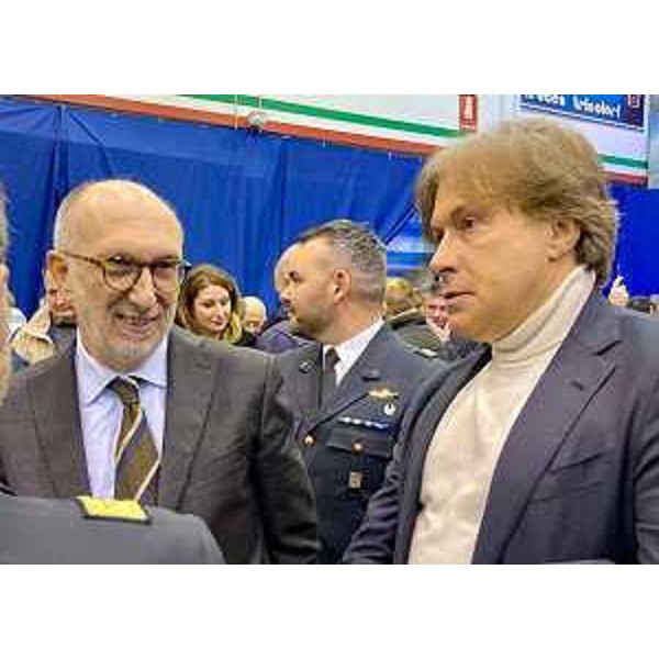 Il vicegovernatore Riccardi e l'assessore Bini alla presentazione della formazione 2023 della Pan - Il vicegovernatore Riccardi e l'assessore Bini alla presentazione della formazione 2023 della Pan