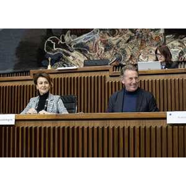 Mara Piccin (FI), presidente della IV Commissione, insieme all'assessore regionale Fabio Scoccimarro - Mara Piccin (FI), presidente della IV Commissione, insieme all'assessore regionale Fabio Scoccimarro