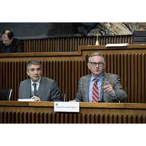 L'assessore Fvg alle Autonomie locali, Pierpaolo Roberti, con il presidente della I Commissione, Alessandro Basso - L'assessore Fvg alle Autonomie locali, Pierpaolo Roberti, con il presidente della I Commissione, Alessandro Basso