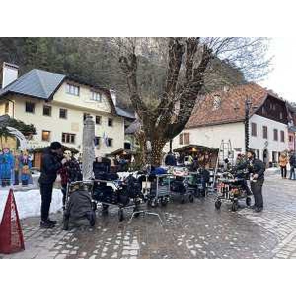 Il set di "Fiori sopra l'inferno" a Tarvisio - Il set di "Fiori sopra l'inferno" a Tarvisio
