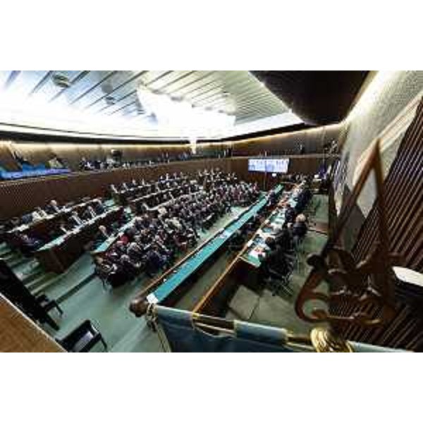 L'Aula durante la celebrazione dei 60 anni Fvg - L'Aula durante la celebrazione dei 60 anni Fvg