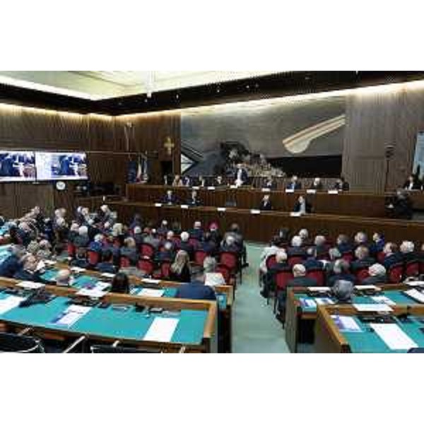 L'Aula durante la celebrazione dei 60 anni Fvg - L'Aula durante la celebrazione dei 60 anni Fvg