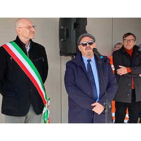 L'assessore regionale Sebastiano Callari assieme al sindaco di San Canzian d'Isonzo Claudio Fratta - L'assessore regionale Sebastiano Callari assieme al sindaco di San Canzian d'Isonzo Claudio Fratta
