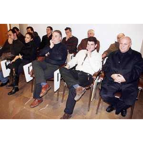 Rappresentanti di Associazioni di Volontariato nel corso della visita di Riccardo Illy (Presidente Regione Friuli Venezia Giulia) nel Municipio di Zoppola. (Zoppola 12/12/07)