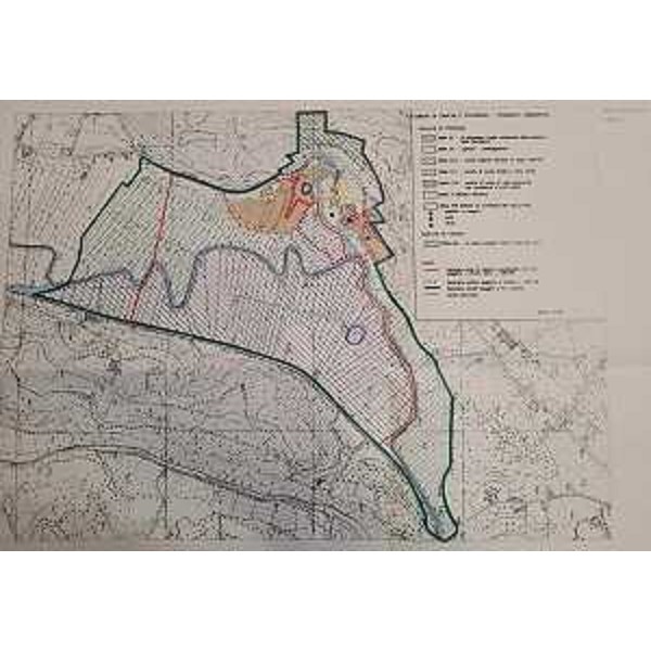Mappa dell'area protetta del sito paleofitticolo preistorico del Palù del Livenza - Mappa dell'area protetta del sito paleofitticolo preistorico del Palù del Livenza