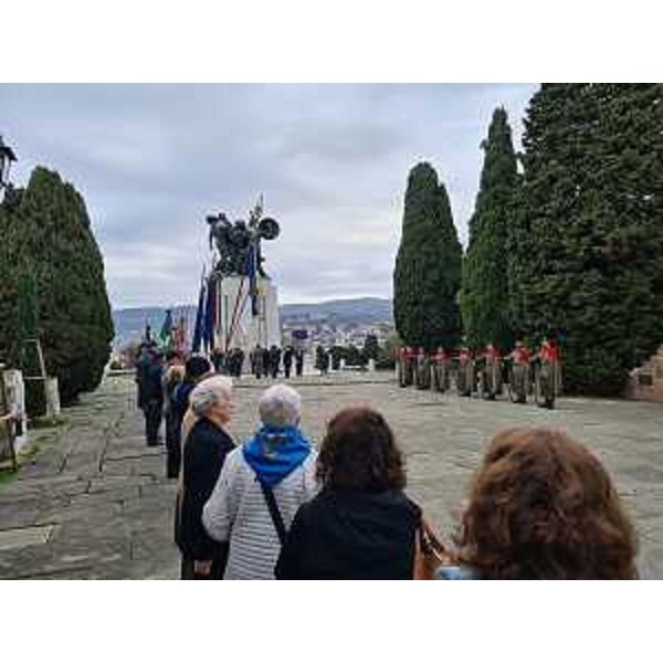 La cerimonia sul colle di San Giusto - La cerimonia sul colle di San Giusto 