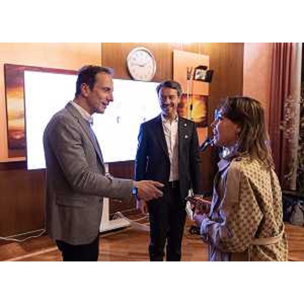 Giorgia Tripoli con Massimiliano Fedriga - Giorgia Tripoli con Massimiliano Fedriga