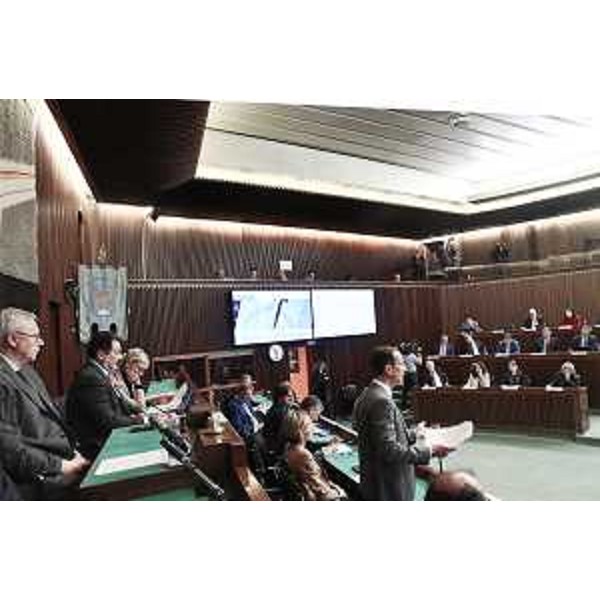 La presentazione del programma di governo del governatore del Friuli Venezia Giulia Massimiliano Fedriga in Consiglio regionale. - La presentazione del programma di governo del governatore del Friuli Venezia Giulia Massimiliano Fedriga in Consiglio regionale.