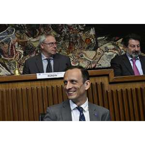 Il governatore Massimiliano Fedriga - Il governatore Massimiliano Fedriga