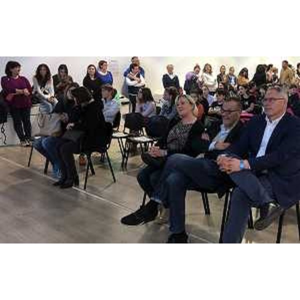 Il presidente Bordin in prima fila (a destra) nel corso dell'affollata cerimonia di premiazione - Il presidente Bordin in prima fila (a destra) nel corso dell'affollata cerimonia di premiazione