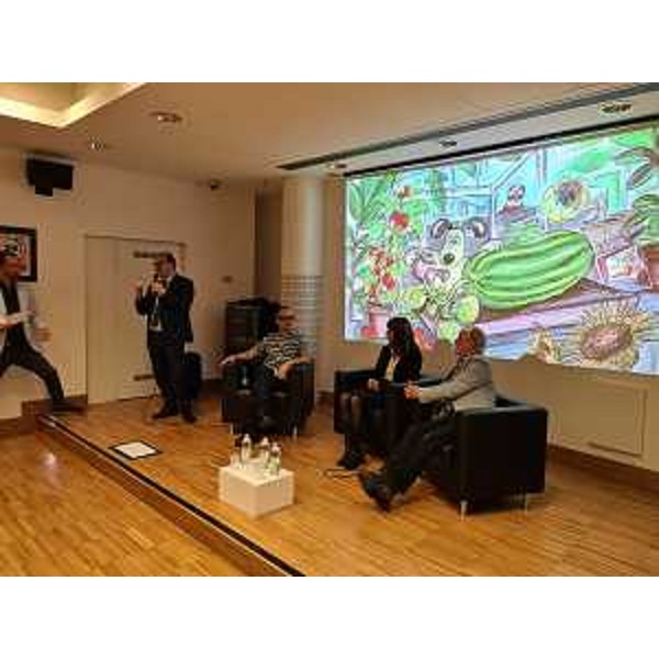 Il vicegovernatore con delega alla Cultura Mario Anzil all'inaugurazione della mostra "Shaun the sheep&friends" al Paff! di Pordenone - Il vicegovernatore con delega alla Cultura Mario Anzil all'inaugurazione della mostra "Shaun the sheep&friends" al Paff! di Pordenone