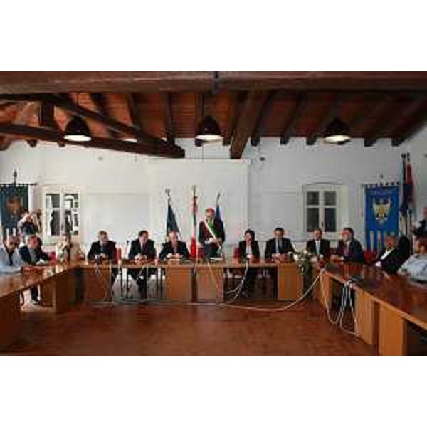 Aquileia (UD) 27/07/2008 Ministro Bondi visita Aquileia in Municipio - Foto di Roberto Coco - FotoGraficaMente *** Local Caption *** in Municipio