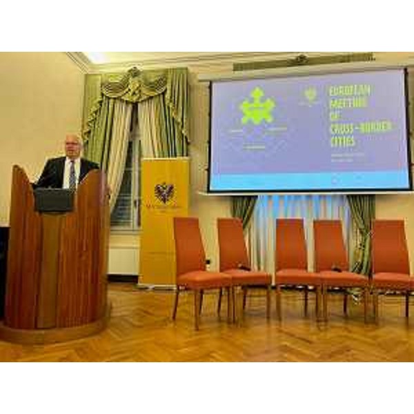 L'intervento del presidente del Cr Fvg, Mauro Bordin, prima dell'inizio del convegno - L'intervento del presidente del Cr Fvg, Mauro Bordin, prima dell'inizio del convegno