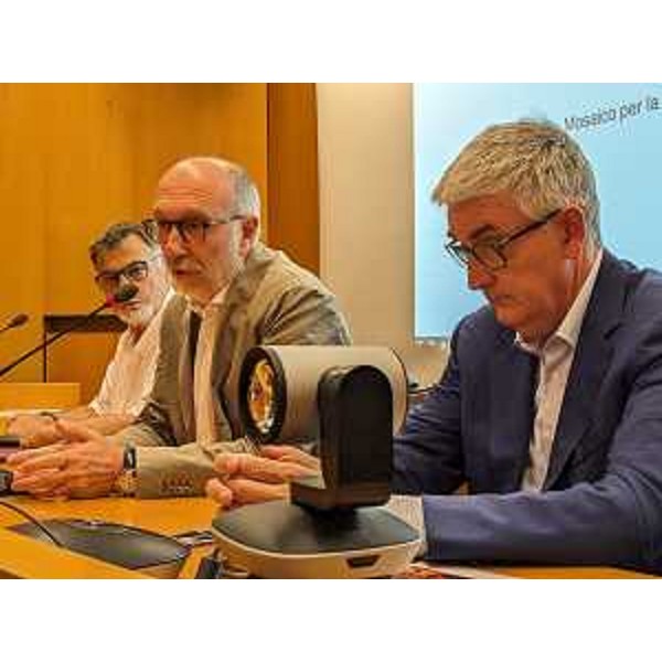 L'assessore Riccardi con Silvio Brusaferro presidente dell'Istituto superiore di sanità - L'assessore Riccardi con Silvio Brusaferro presidente dell'Istituto superiore di sanità