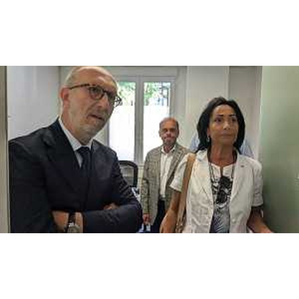 Lassessore regionale alla Sanità del Friuli Venezia Giulia Riccardo Riccardi (a sinistra) a Monfalcone allinaugurazione del nuovo Ambulatorio sperimentale di assistenza primaria (Asap) - Lassessore regionale alla Sanità del Friuli Venezia Giulia Riccardo Riccardi (a sinistra) a Monfalcone allinaugurazione del nuovo Ambulatorio sperimentale di assistenza primaria (Asap)