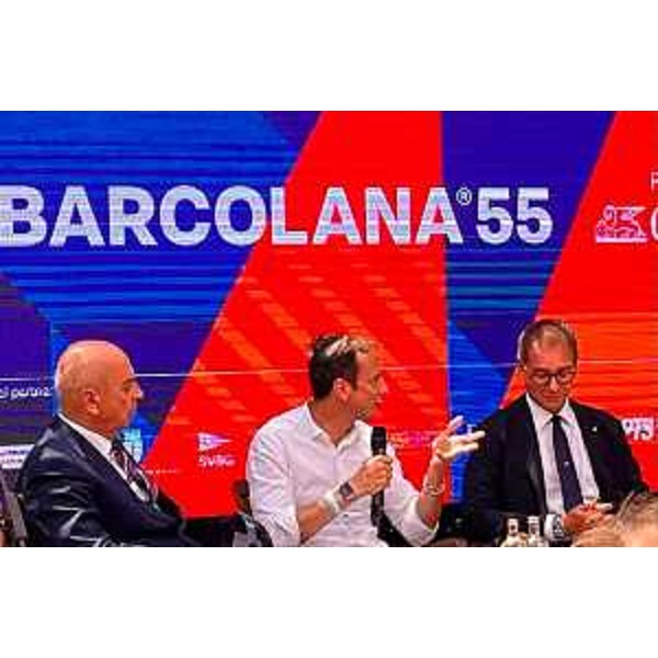 Il governatore del Friuli Venezia Giulia Massimiliano Fedriga nella sede della Società Velica di Barcola e Grignano allapertura delle iscrizioni alla Barcolana55. - Il governatore del Friuli Venezia Giulia Massimiliano Fedriga nella sede della Società Velica di Barcola e Grignano allapertura delle iscrizioni alla Barcolana55.