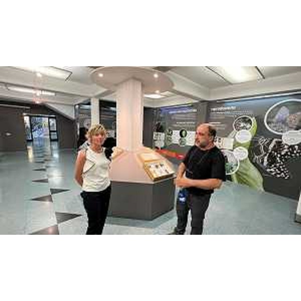 Barbara Zilli con il direttore scientifico Francesco Barbieri - Barbara Zilli con il direttore scientifico Francesco Barbieri