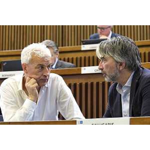 Manuele Ferrari (a sinistra) e Antonio Calligaris (Lega) - I Commissione Integrata, ACON