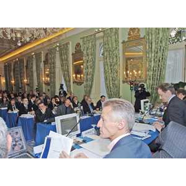 Riccardo Illy (Presidente Regione Friuli Venezia Giulia) al secondo Forum "Meridiano sanità: le coordinate della salute", promosso da Ambrosetti The European House, a Cernobbio sul Lago di Como. (Cernobbio 10/11/07)