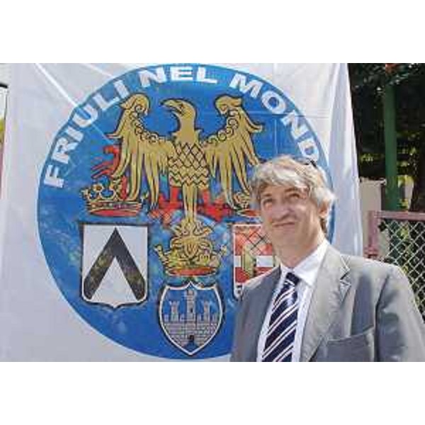 Renzo Tondo (Presidente Friuli Venezia Giulia) nel corso della Convention annuale di Friuli nel mondo a Meduno. (Meduno 03/08/08)