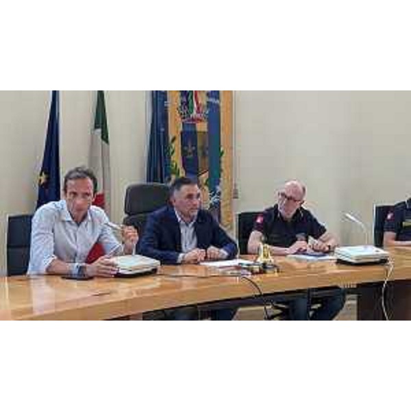 Il governatore Massimiliano Fedriga e l'assessore Riccardo Riccardi a Brugnera - Il governatore Massimiliano Fedriga e l'assessore Riccardo Riccardi a Brugnera