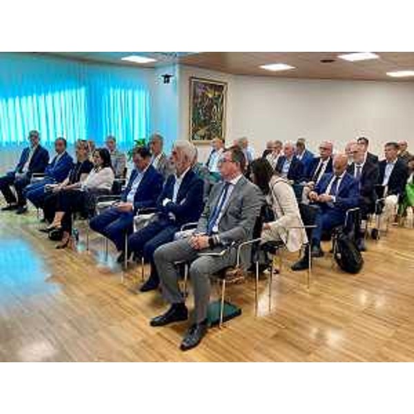 Una fase dell'incontro con i rappresentanti del sistema bancario e creditizio a Udine - Una fase dell'incontro con i rappresentanti del sistema bancario e creditizio a Udine