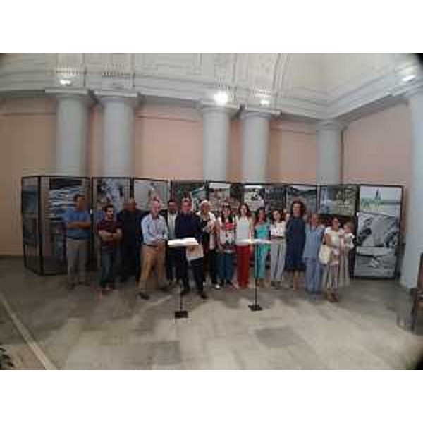 Foto di gruppo per la presentazione della mostra "Storia di pietre/I marmi di Aurisina" - Foto di gruppo per la presentazione della mostra "Storia di pietre/I marmi di Aurisina"
