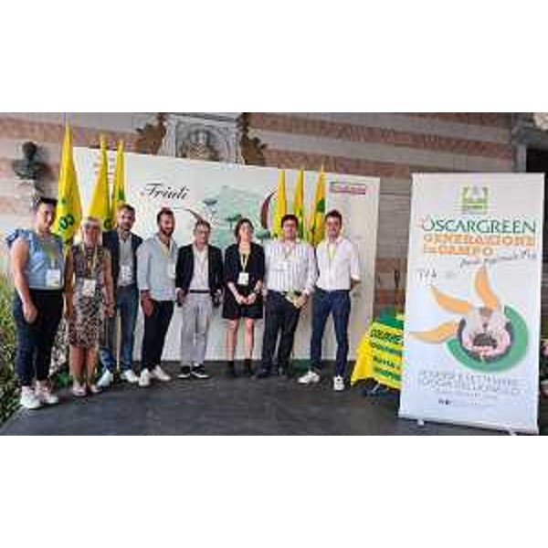 L'assessore Zannier con i vincitori degli Oscar Green a Udine - L'assessore Zannier con i vincitori degli Oscar Green a Udine