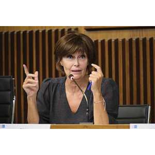 L'assessore regionale Alessia Rosolen - Seconda Commissione Permanente