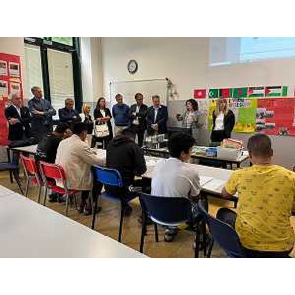Consiglieri in classe al Civiform di Cividale - Consiglieri in classe al Civiform di Cividale