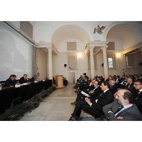 Il dibattito "Pensare avanti: un grande evento per il Nordest", organizzato da Fondazione Cuoa e Nordesteuropa.it, a Villa Valmarana Morosini ad Altavilla Vicentina. (Altavilla Vicentina 20/09/08)