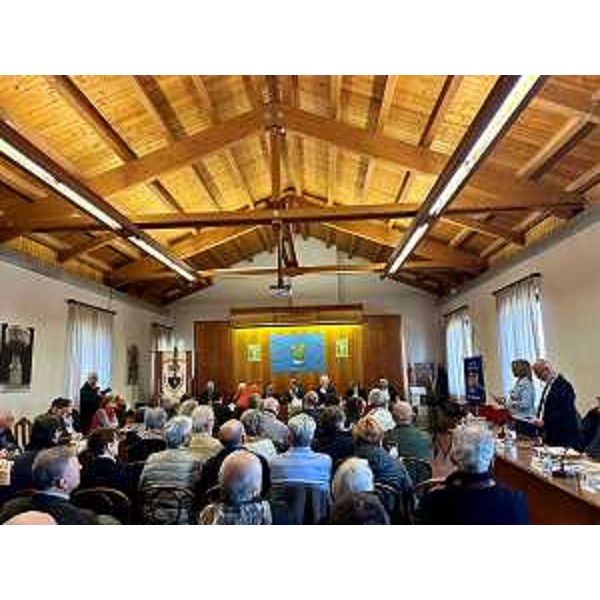 La sala del convegno dedicato a Tiziano Tessitori, a Sedegliano - La sala del convegno dedicato a Tiziano Tessitori, a Sedegliano