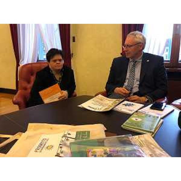 Francesca Stella e Mauro Bordin, presidente del Cr Fvg - Francesca Stella e Mauro Bordin, presidente del Cr Fvg