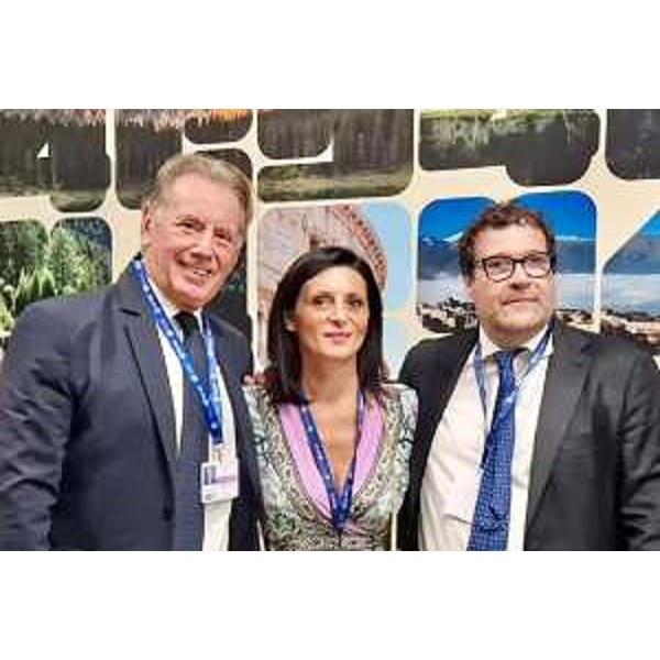 L'assessore regionale per la difesa dell'Ambientwe Facio Scoccimarro con il viceministro dell'Ambiente Vannia Gava (al centro) e l'assessore regionale all'Ambiente della Lombardia Giorgio Maione - L'assessore regionale per la difesa dell'Ambientwe Facio Scoccimarro con il viceministro dell'Ambiente Vannia Gava (al centro) e l'assessore regionale all'Ambiente della Lombardia Giorgio Maione