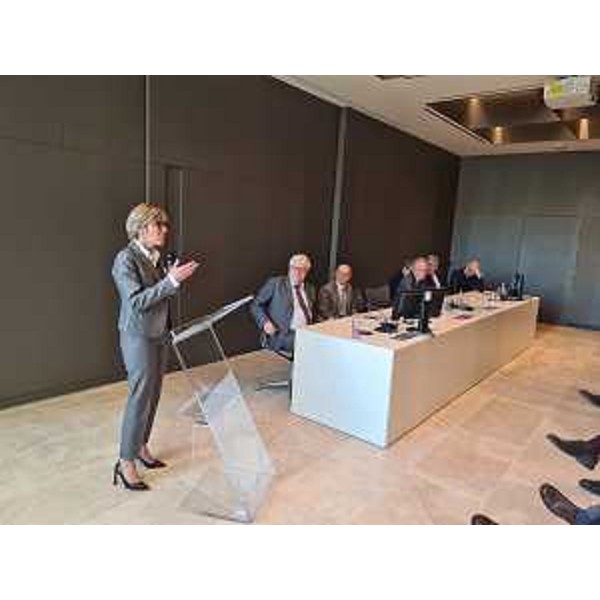 L'intervento dell'assessore regionale alle Finanze Barbara Zilli all'inaugurazione della nuova sede della Fondazione Friuli a Udine. - L'intervento dell'assessore regionale alle Finanze Barbara Zilli all'inaugurazione della nuova sede della Fondazione Friuli a Udine.